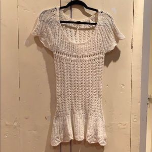 Free People crocheted dress size XS